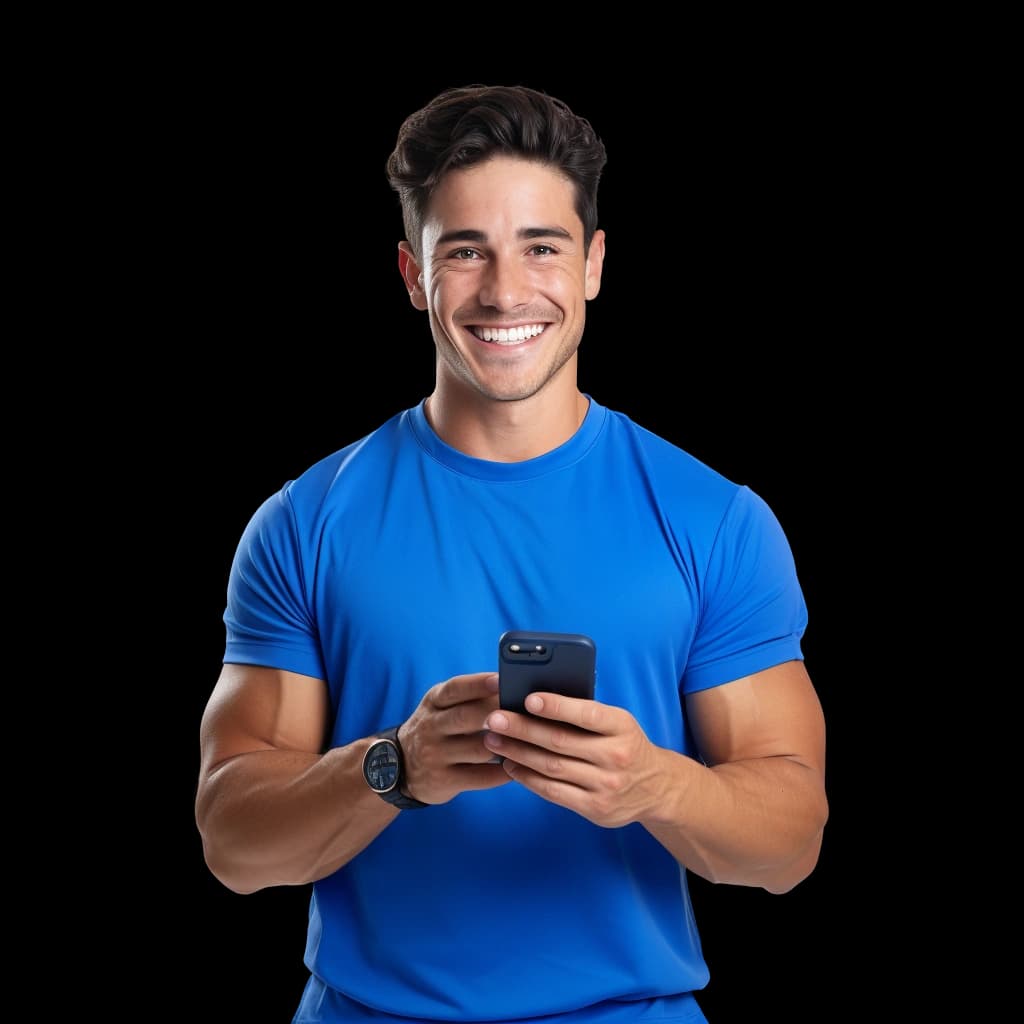 Pessoa segurando um celular